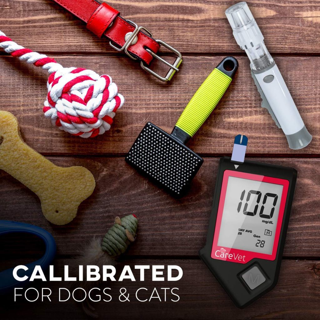 Care Vet Blood Glucose Test Strips (50 Count) for Use Monitor; Dog and Cat Glucose Test Strips