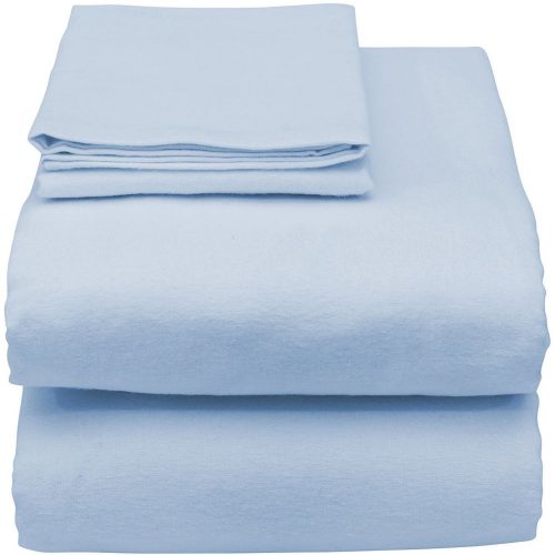 ESSENTIAL MEDICAL SUPPLY DELUXE FITTED SHEET FOR HOSPITAL BED, BLUE