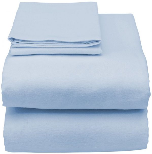 ESSENTIAL MEDICAL SUPPLY DELUXE FITTED SHEET FOR HOSPITAL BED, BLUE